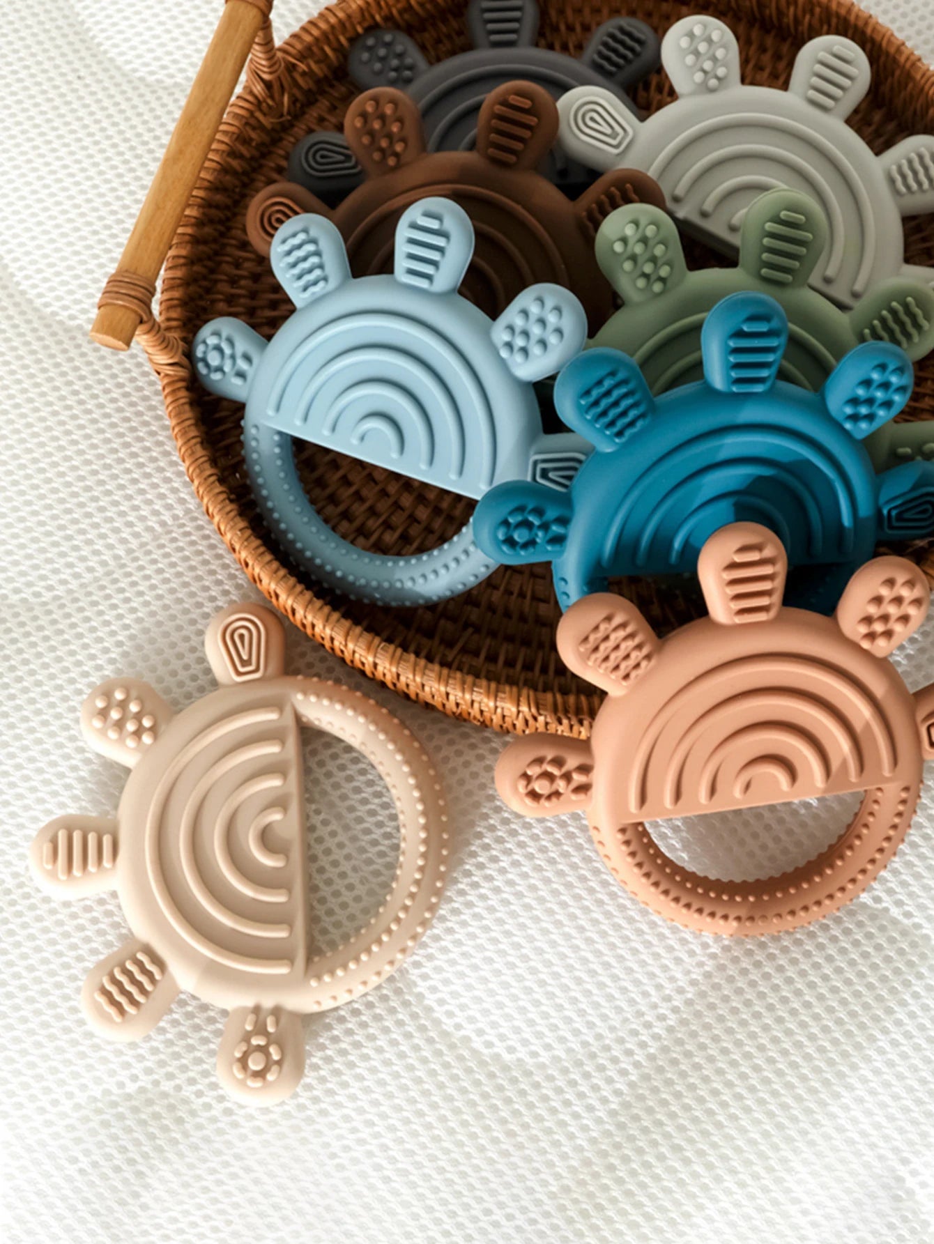 Sun Shape Silicone Teether Toy