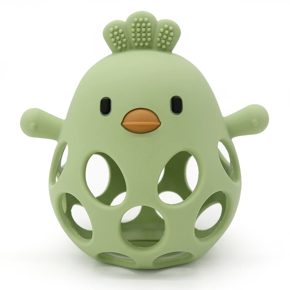 Chicken Shape Teether Glove Toy