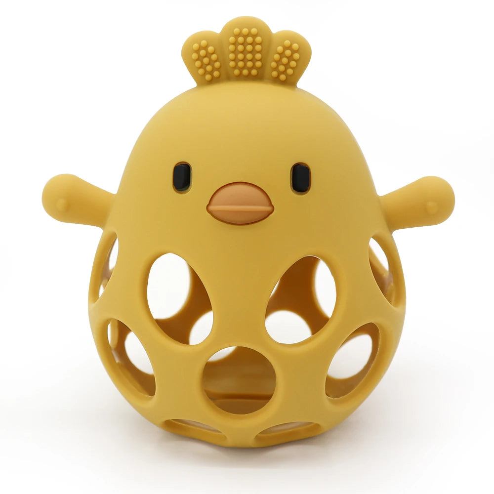 Chicken Shape Teether Glove Toy