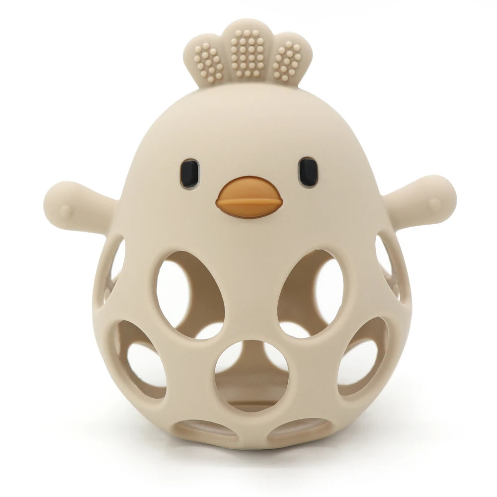 Chicken Shape Teether Glove Toy